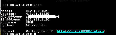 Ubiquiti UniFi Switch 16 150W US-16-150W 24 Port Gigabit PoE switch $