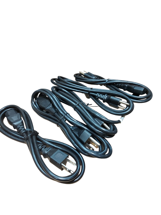 Lot 5x 6FT POWER CORD 3 PRONG CABLE C13 Q