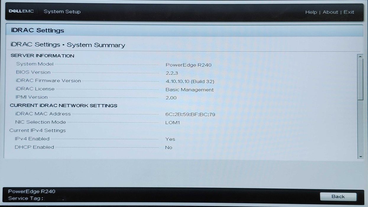 Dell PE R240 1U 2x3.5", Xeon E-2224 3.40GHz, 16GB DDR4, PERC S140, 1x PSU