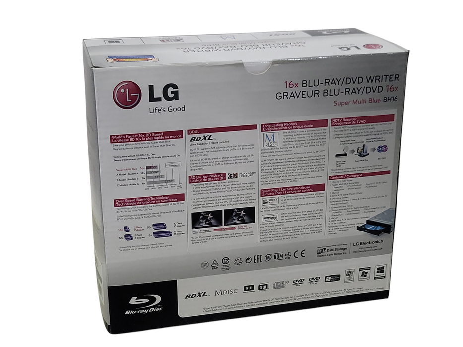Open-Box LG blu-Ray Disc Rewriter BH16NS40 Q_