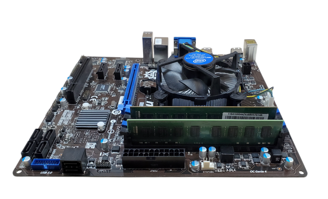 MSI B85M-E45 Motherboard Intel Core i7-4790 16GB DDR3 - No I/O Shield