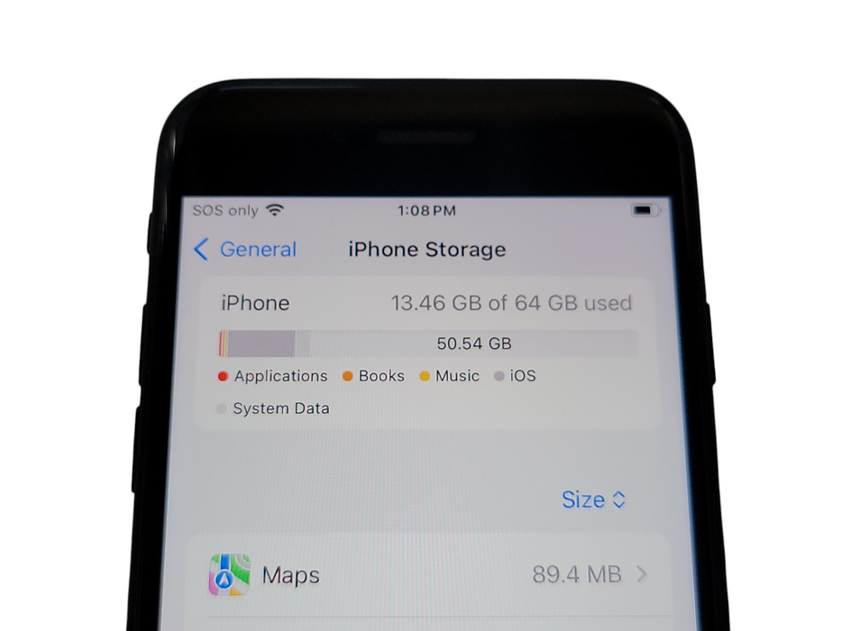 Apple iPhone SE 3 - 64GB - Midnight [A2595] (