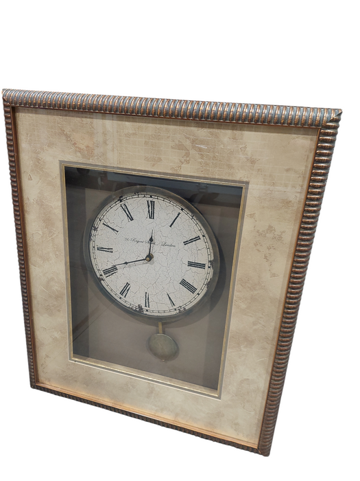 Wall Art Analog Clock Roman Numerial Dialed Face  =