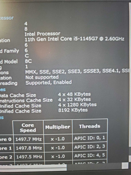 Dell Latitude 5320 , i5-1145G7 2.60GHz, 16GB DDR4, 256GB  Lap200