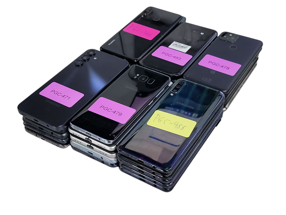 Lot of 30x Android Phones [Samsung/Google/OnePlus | C Condition][PGC-13]