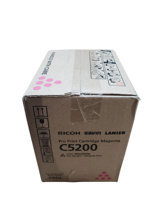 Genuine Ricoh Pro Print Cartridge for C5200 - 828424 Magenta - New Q