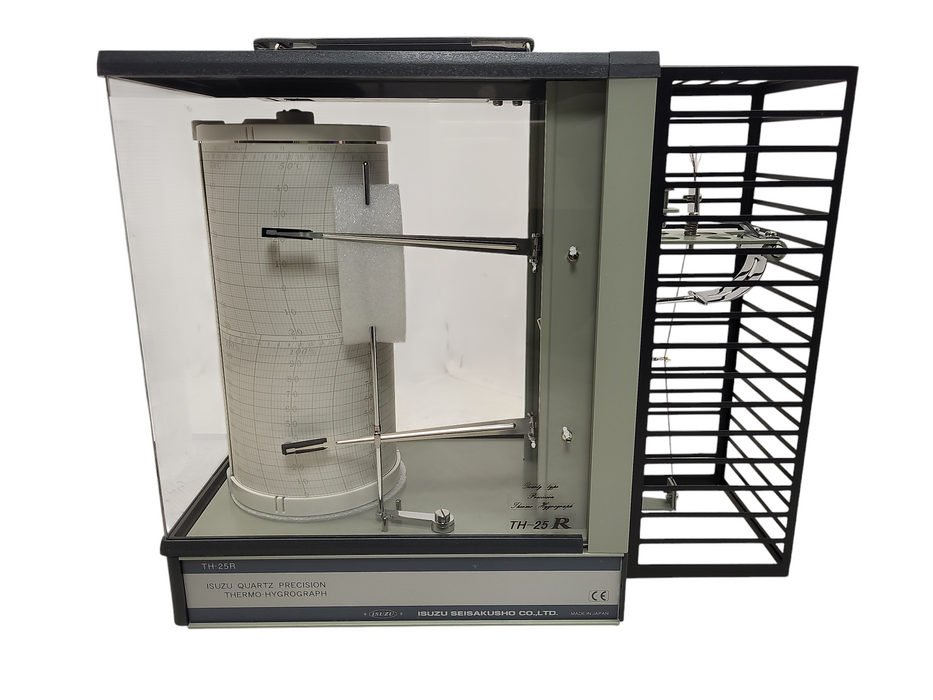 ISUZU TH-25R Quartz-Type Precision Thermo-Hygrograph Open box $