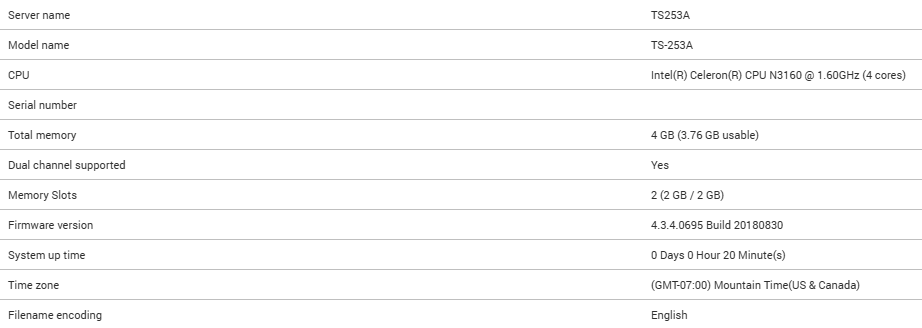 QNAP TS-253A 2-Bay Network Attached Storage NO HDD/CADDIES !
