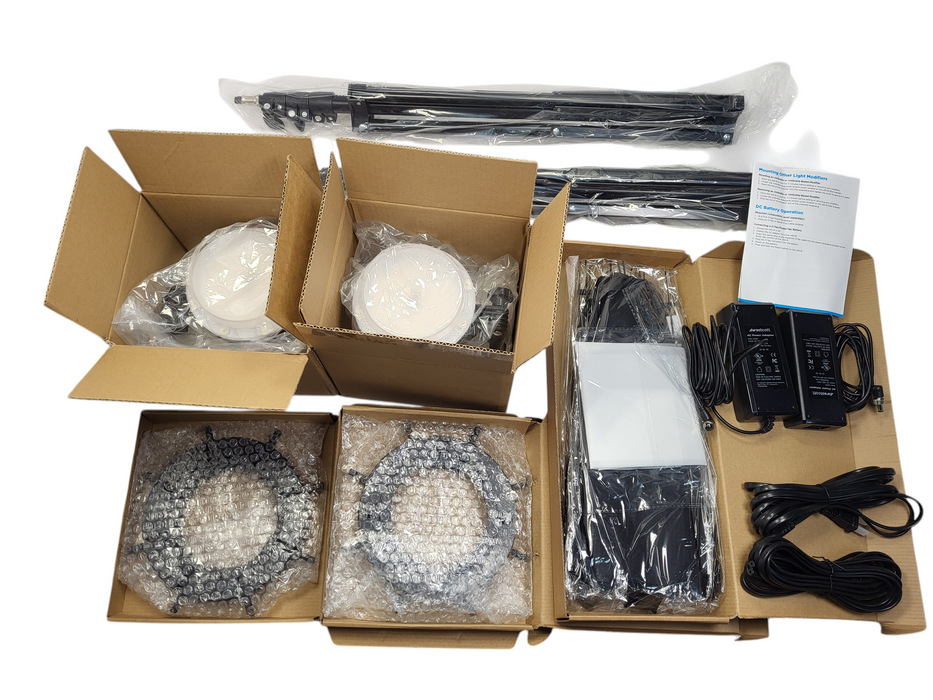 Westcott u60-B 60W 2-Light Bi-color LED KIT Open box $