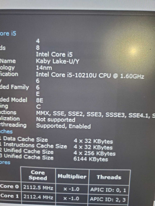 Dell Latitude 5410 | Intel Core i5-10210U @1.60GHz, 16GB DDR4, 256GB NVMe  Lap200