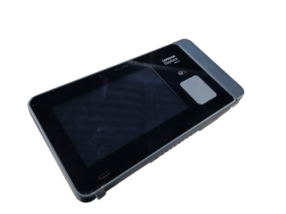 Ceridian Dayforce Touch Time Clock Model DFTouch with Wall Mount Bracket