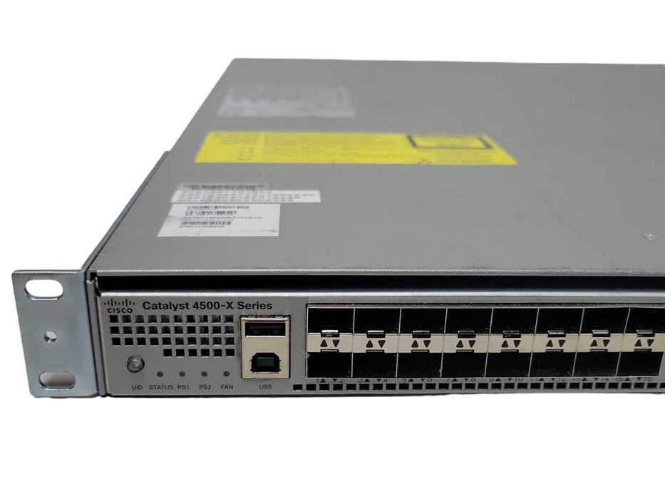 Cisco WS-C4500X-40X-ES V02 32-Port 10G No Expansion Model - With Dual AC Q_