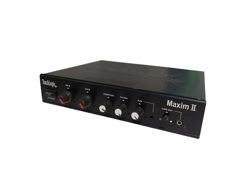 TechLogic Maxim 2 IMA-420 2-Channel Receiver & Amplifier Base Station A-533 Q=