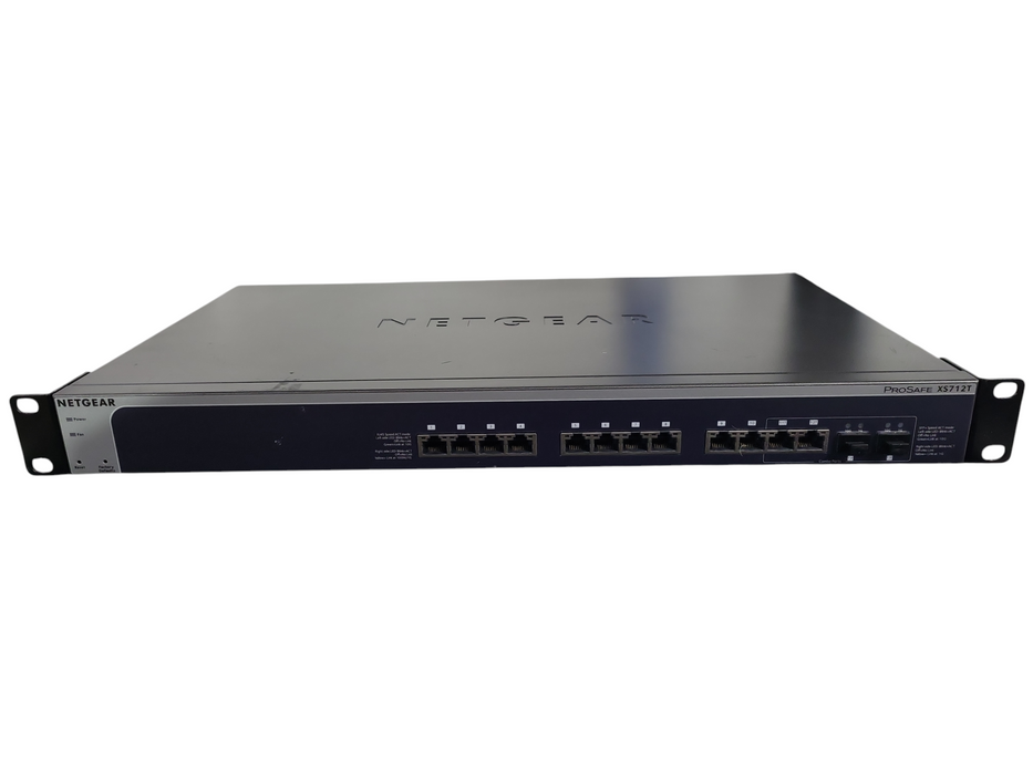NETGEAR 12-Port 10GbE Smart Switch XS712T 12x 10GbE RJ45 2x SFP+ !