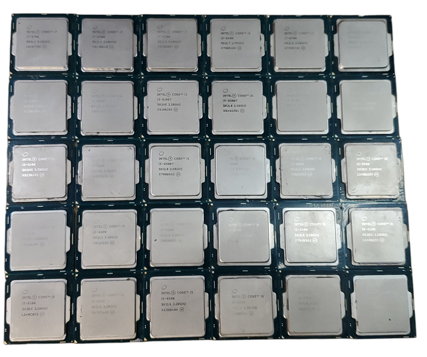Lot of 104x, 6th to 9th Gen i-series Desktop CPUs (CPU69-40)