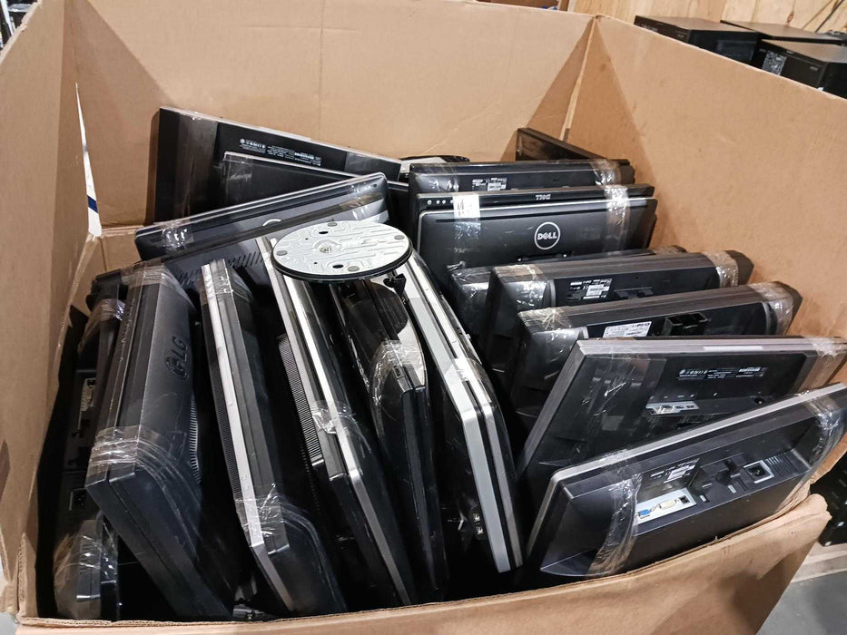 Lot of 138x 22"- 24" Various Brand Tested Monitors (MS24-83)
