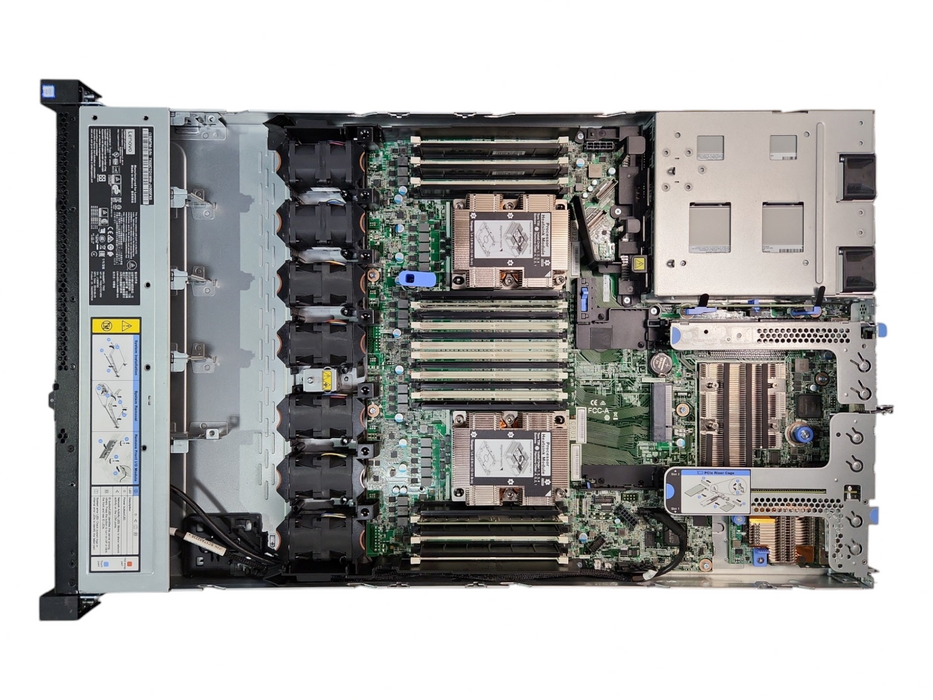 Lenovo ThinkSystem SR630 1U, 2x Xeon Gold 6140, 32GB DDR4, 2x 750W PSU