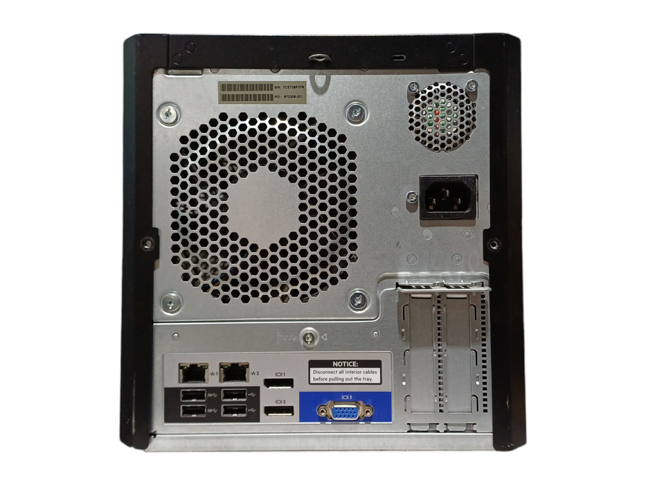 HPE ProLiant MicroServer Gen10 AMD Opteron X3216 1.6GHz CPU 4GB RAM
