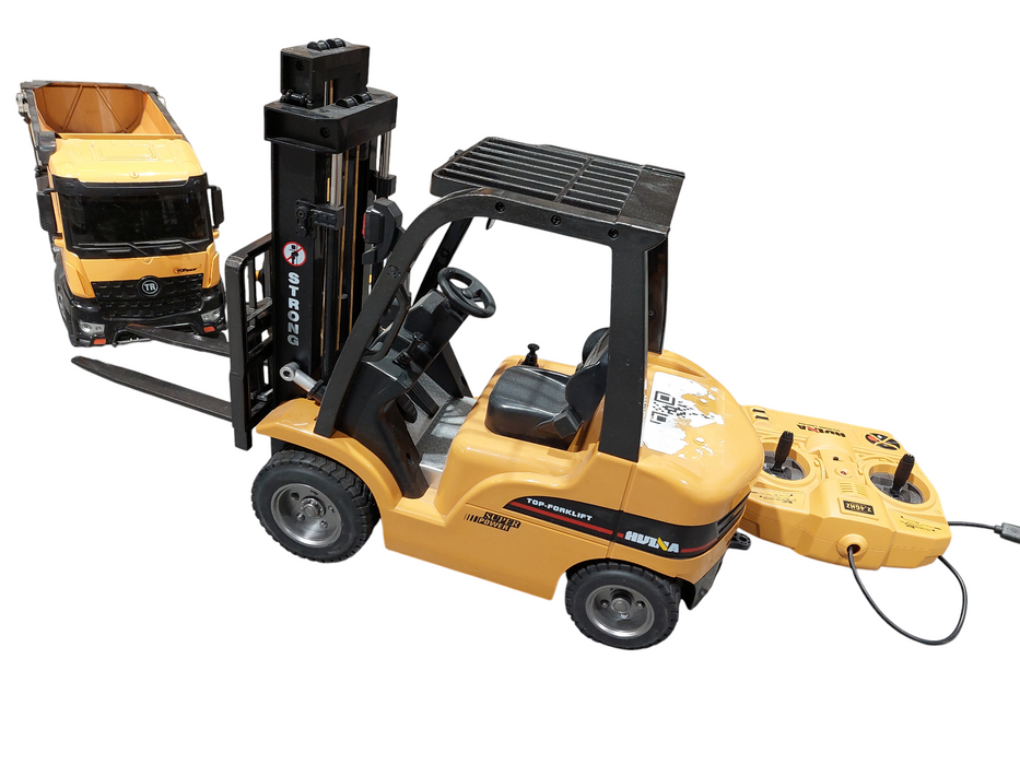 Set of RC Toys TOP RACE DUMP TR-212 & TOP FORKLIFT  =