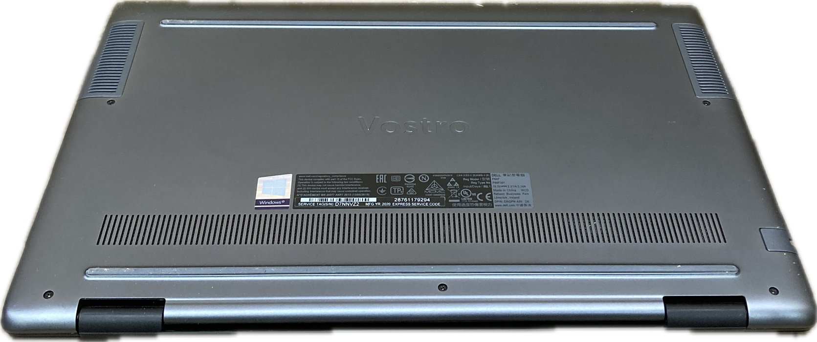 Dell VOSTRO 5590 i7-10510U@1.8GHz GeForce MX250 2GB GPU 16GB RAM 512GB SSD  Lap200
