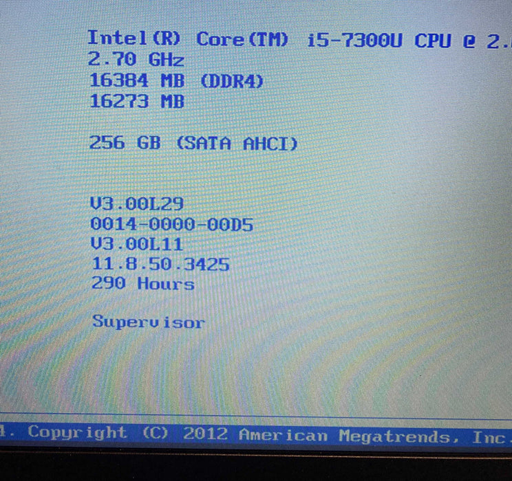 Panasonic ToughBook CF-54 15" i5-7300U 16GB RAM 256GB SSD 290Hrs.