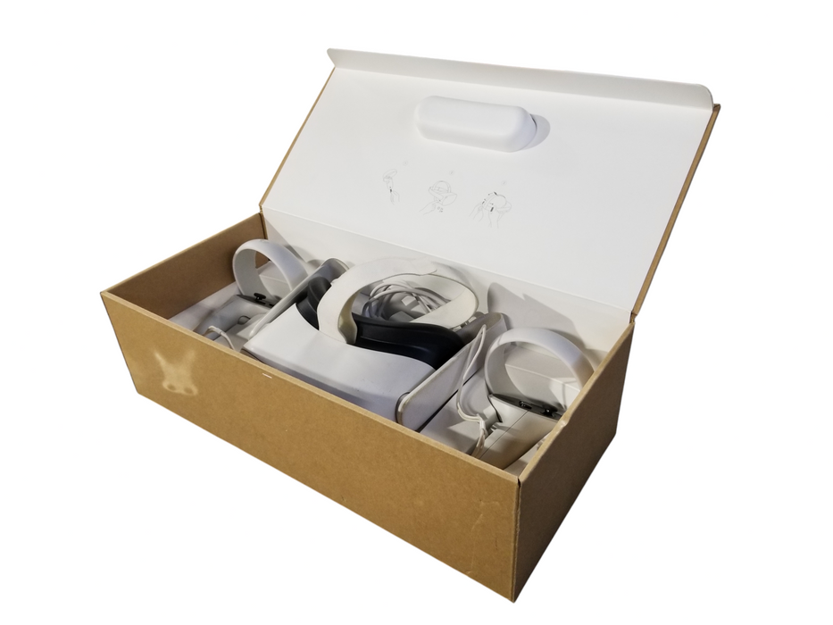 Oculus Meta Quest 2 VR Headset + Controllers, Charger, Box -Working *READ*