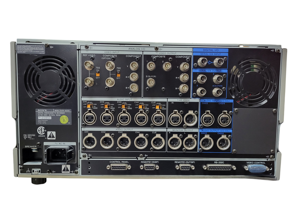 Sony DVW-A500 Digital Videocassette Recorder Betacam Recorder READ $