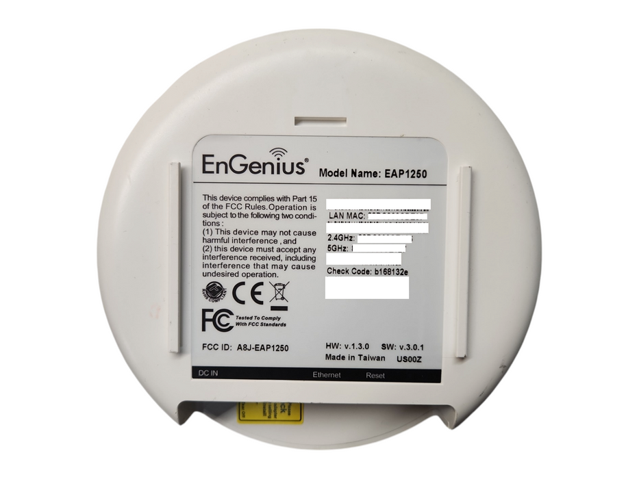 Lot of 2x EnGenius EAP1250 Indoor Wireless Access Point POE