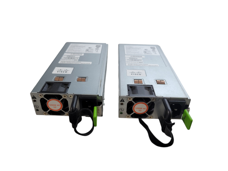 Lot of 2x - Cisco 1200W AC V2 Server Switching PSU (DPST-1200DB A) %