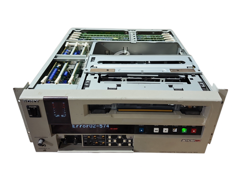 Sony UVW-1800 Betacam SP Cassette Recorder, READ