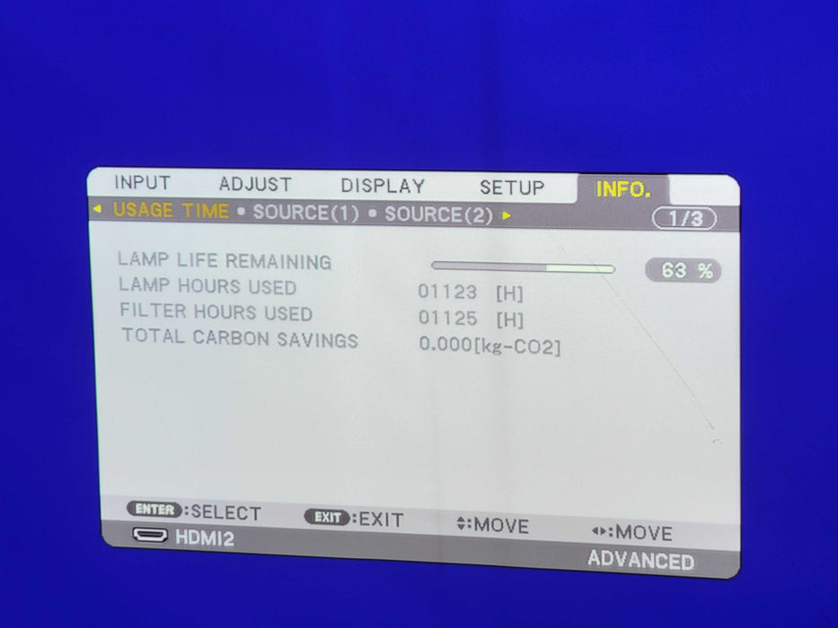 NEC PA672W NP-PA672W WXGA 1280 x 800 3LCD 6700 Lumens HDMI 1125 Hours Proje _