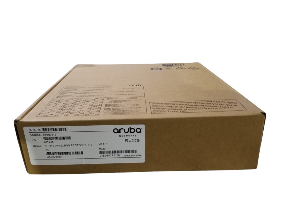 New Aruba Networks AP-215 Dual-Band Wi-Fi Wireless Access Point APIN0215 Q
