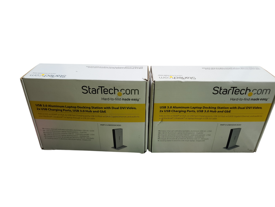 Lot 2x StarTech Dual-Monitor USB 3.0 Doc