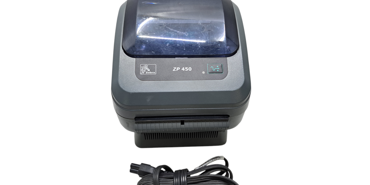 Zebra ZP 450 Thermal Label Printer w/ Power Base | ZP450-0501