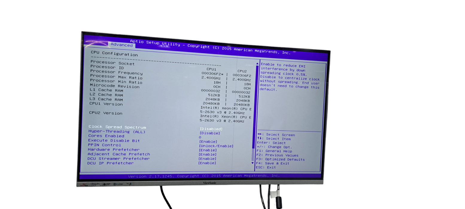 Supermicro X10DRU-i+ 2x Xeon E5-2630 v3 CPU|32GB DDR RAM|1x750 PSU|No HDD