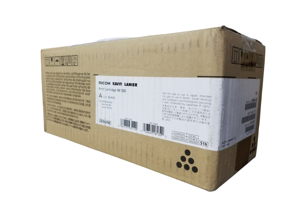 Ricoh IM 350 Black Toner Print Cartridge D896-78 Genuine NEW Sealed Q