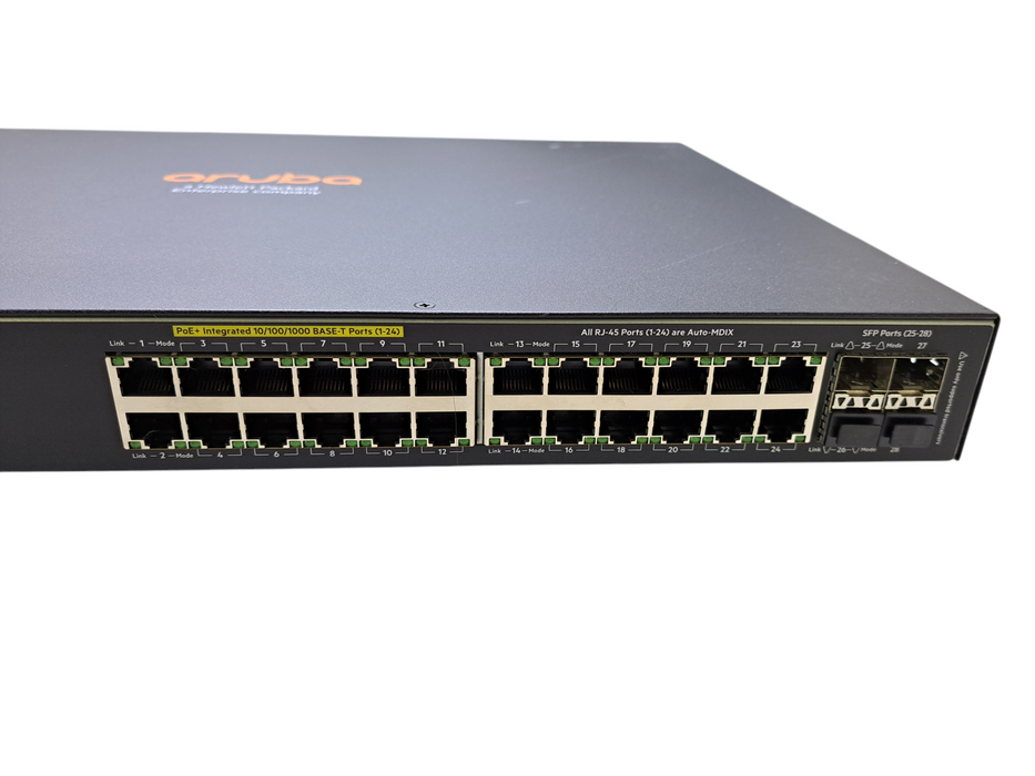 Aruba J9773A 2530-24G-PoE+ | 24 Port Gigabit PoE+ w/ 4x SFP Switch