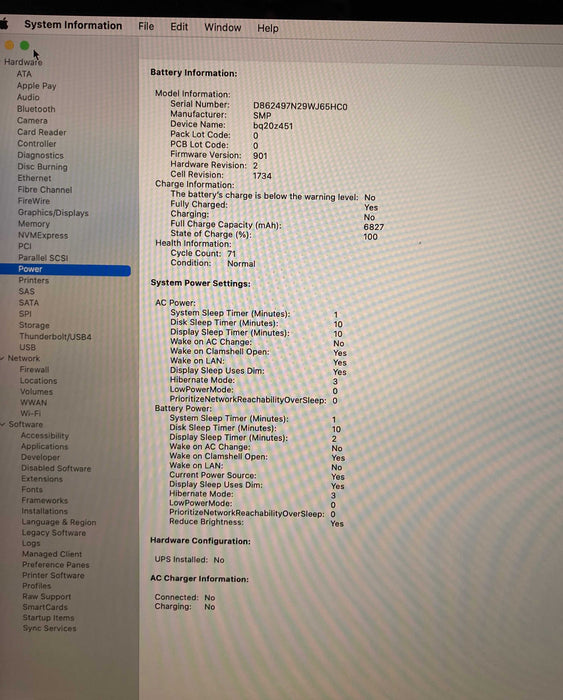 Apple MacBook Pro 15"  2019 i9-9880H 32GB 512SSD Radeon Pro 560 X GPU  READ