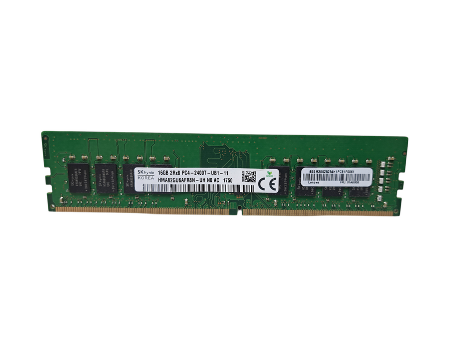 SK Hynix 16GB 2Rx8 PC4-2400T-UB1-11 | DDR4 Desktop Memory HMA82GU6AFR8N-UH Q)