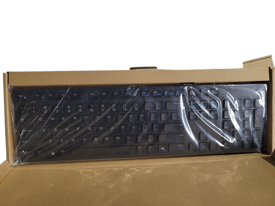 Dell KB216 Wired Keyboard USB Black US Layout – Genuine Q