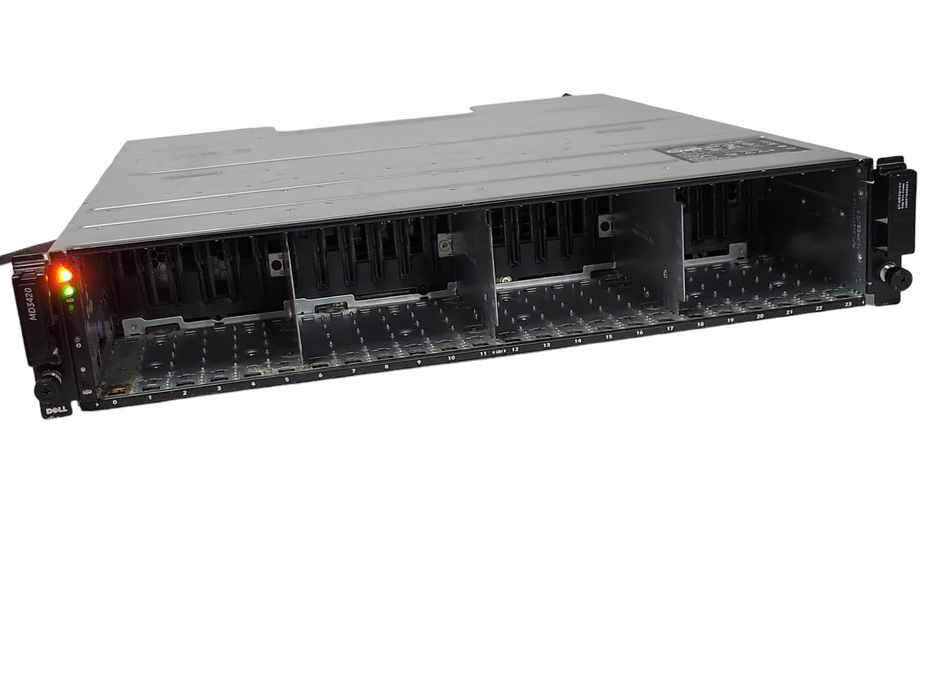 Dell PowerVault MD3420 24x 2.5 Bay Storage Array 2x 12G-SAS-4 Controller READ _