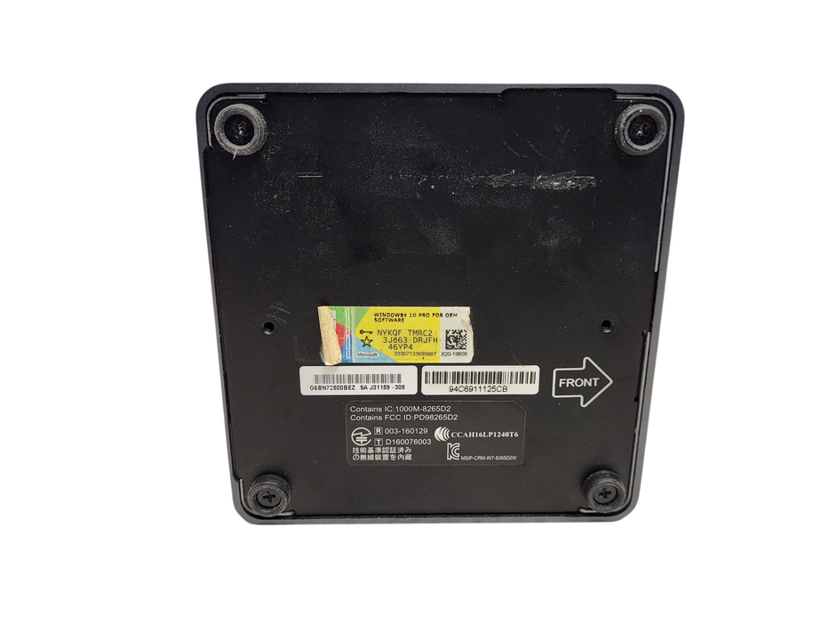 Intel NUC Mini PC i5-7260U 2.60GHz 8GB DDR4 250GB SSD No AC $