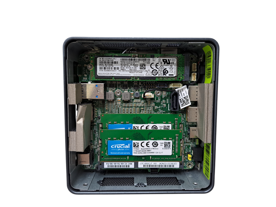 Intel NUC 8 NUC8i7BEH Mini Desktop | i7-8559U @2.70GHz, 8GB Ram, 256GB NVMe )
