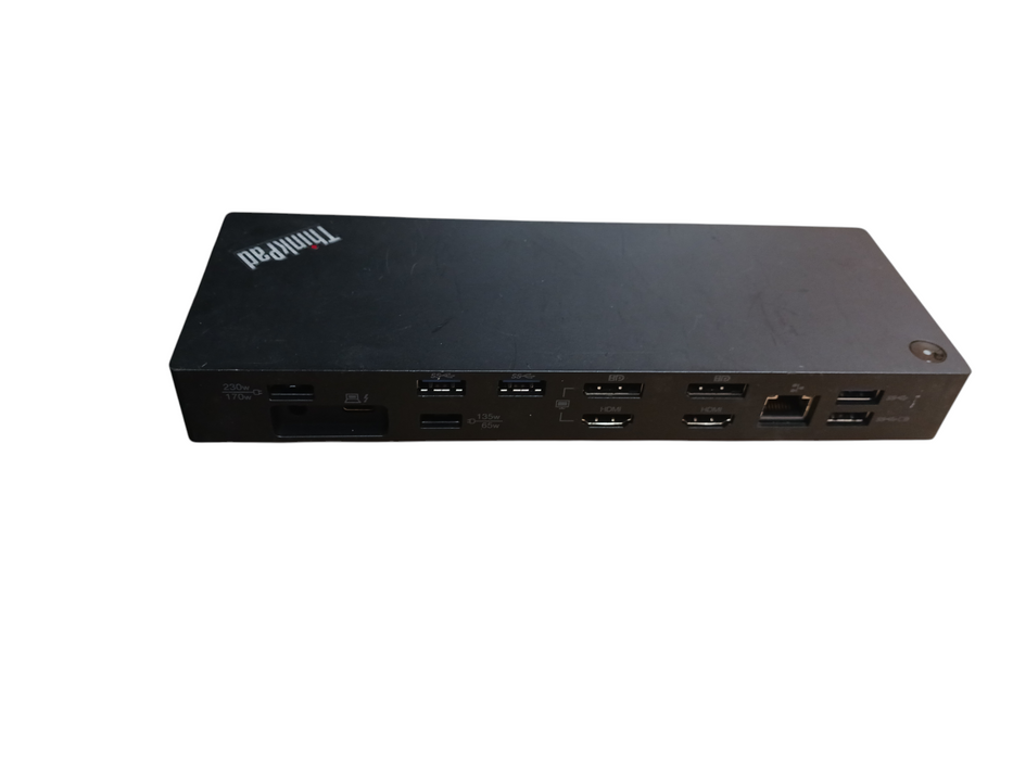 Lenovo Thinkpad Thunderbolt 3 Docking Station Gen 2 Dock DK1841 No AC Q$
