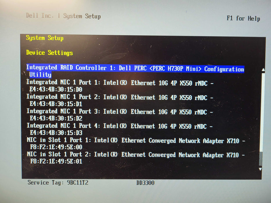 Dell Data Domain DD3300 Silver 4110 2.1GHz 16GB RAM H730P Mini 4x 4TB HDD $