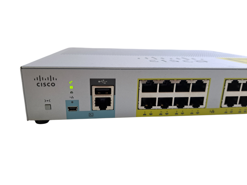 Cisco WS-C2960L-16PS-LL V01 | 16-Port Gigabit PoE+, 2x SFP Silent Switch )