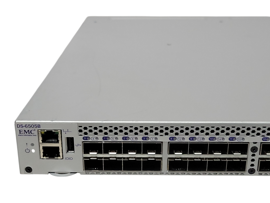 Brocade EMC DS-6505B 24-Port 16Gb FC SAN Switch EM-6505-12-8G-0R 12-Port Acti Q_