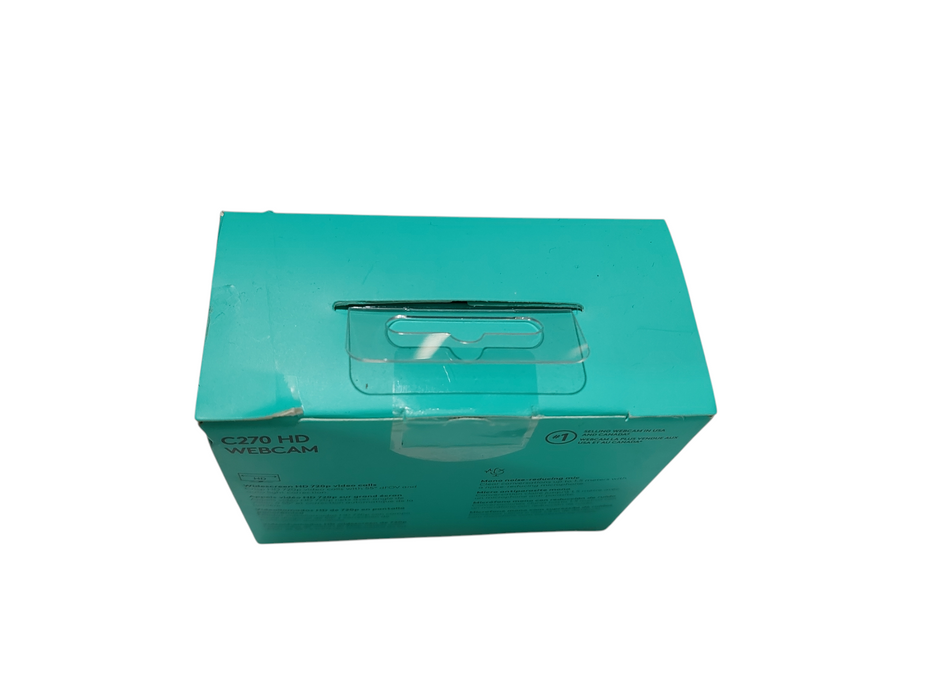 Logitech C270 HD Webcam 720P 30FPS HD Video Calls Model: V-U0018NEW  =