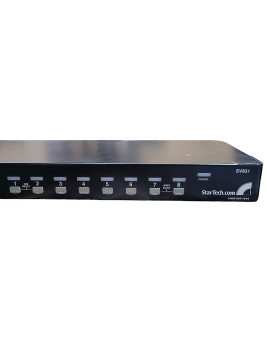 StarTech StarView 8-Port KVM Switch – Keyboard/Mouse/Monitor Sharing