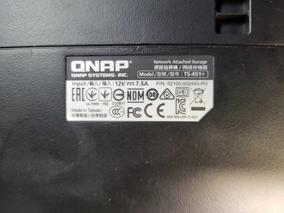 QNAP TS-451+ 4x Bay NAS | No HDD/RAM/AC READ $